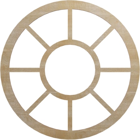 Ekena Millwork Grace Wood Fretwork Pierced Ceiling Medallion, Birch, 24"OD x 8 3/4"ID x 1/4"T CMWP24X0250GRBI